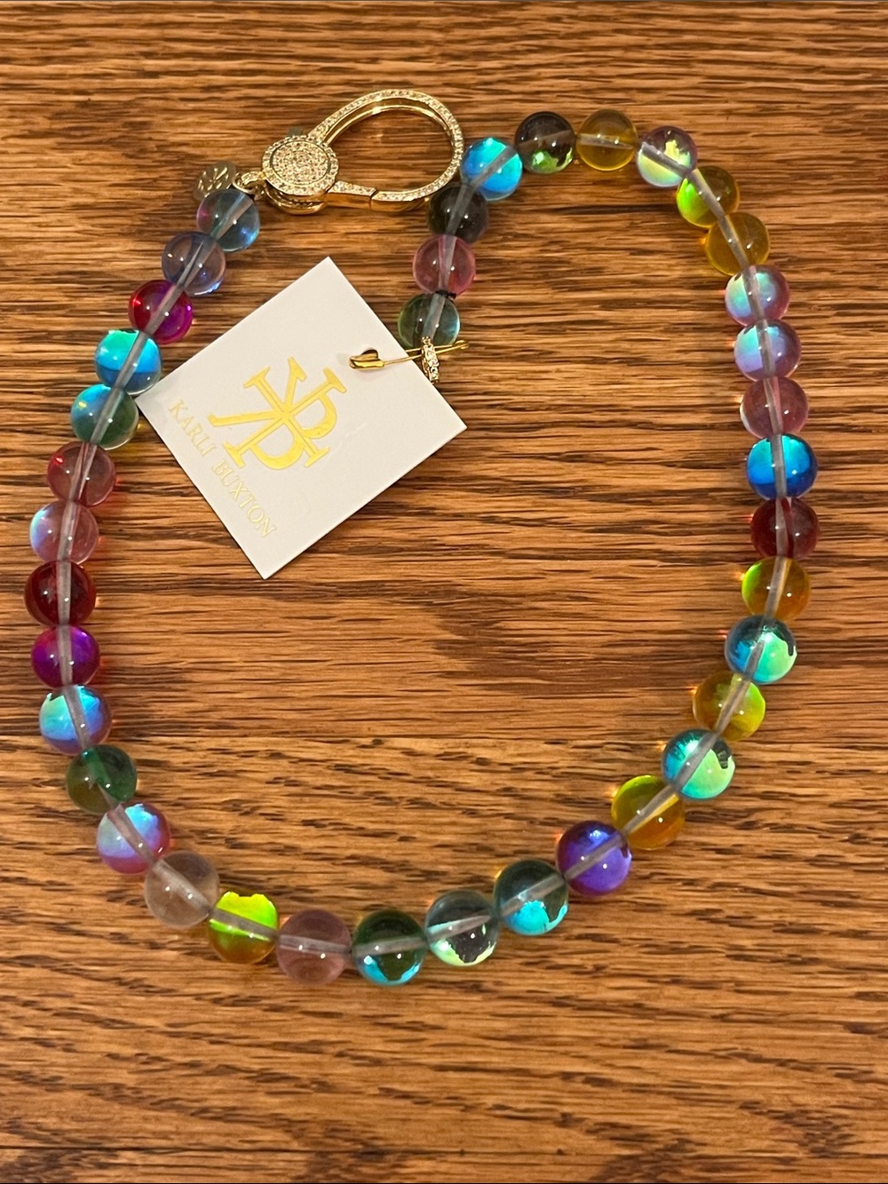 Karli Buxton Multicolor Glass Bead Chocker Necklace